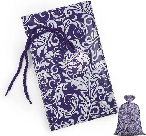 Miniatura 2 de Loveinside Bolsa de Regalo de Plástico Grande Jumbo, Bolsa de Plástico de Diseño Floral con Etiqueta y Lazo para Cumpleaños, Día de la Madre, Boda