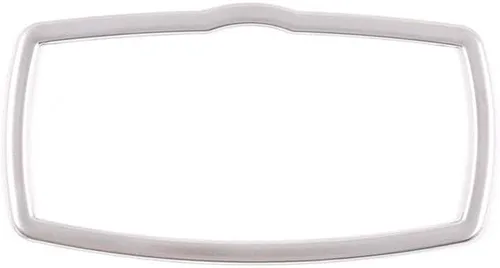 Miniatura 4 de YIWANG Cubierta de acero inoxidable para el interior del interruptor de los faros delanteros del automóvil para BMW X5 E70 X6 E71 2008-2013