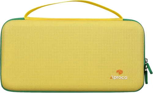 Miniatura 3 de Aproca Funda compatible con el kit de fabricación de pulseras de la amistad, bolsa portátil de almacenamiento para accesorios, color amarillo
