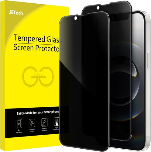 Miniatura 10 de JETech Protector de pantalla de privacidad para iPhone 17 Pro Max de 6,9 pulgadas, película de vidrio templado antiespía con herramienta de fácil