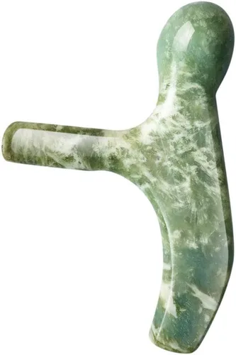 Miniatura 10 de Herramienta de masaje de punto de activación de tejido profundo, piedra natural Bian, piedra de raspado de acupuntura Gua Sha, reflexología de pies