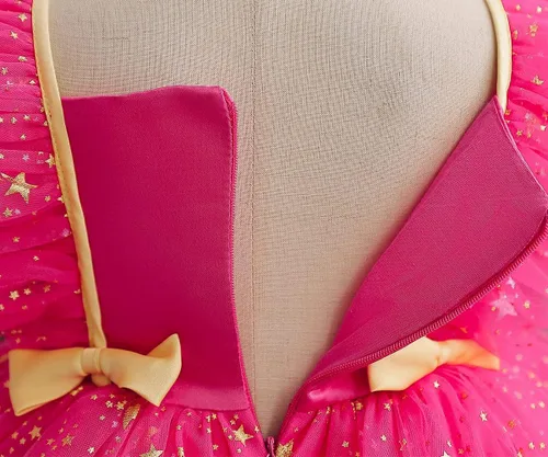 Miniatura 4 de HNXDYY Vestido para niña pequeña, vestido de fiesta de cumpleaños de princesa para bebé
