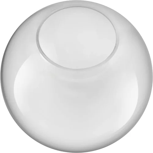 Miniatura 3 de Aspen Creative 28005-60-2 - Globo de cristal transparente de 6 pulgadas, sin cuello, para apliques de pared, ajustador: 2-3/4 pulgadas, paquete de 2