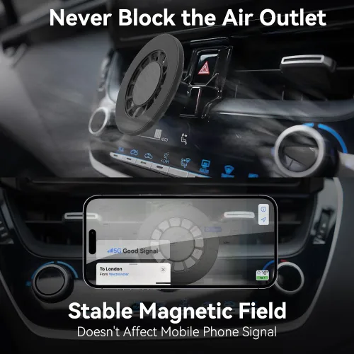 Miniatura 3 de Soporte para teléfono de automóvil apto para Toyota Corolla, soporte de teléfono de ventilación de aire apto para Corolla 2020-2021, soporte