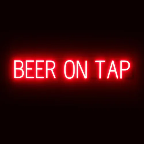 Miniatura 50 de SpellBrite Letrero de cerveza y vino Letrero de cerveza y vino neón, luz LED verde 22.0 x 15.0 pulgadas