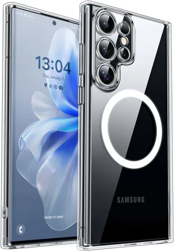 Miniatura 42 de CANSHN Funda diseñada para Samsung Galaxy A16-5G [protección completa de la cámara] [compatible con Magsafe] funda protectora trasera translúcida