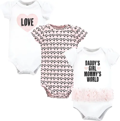 Miniatura 417 de Hudson Baby baby-girls Cotton Bodysuits 3-pack