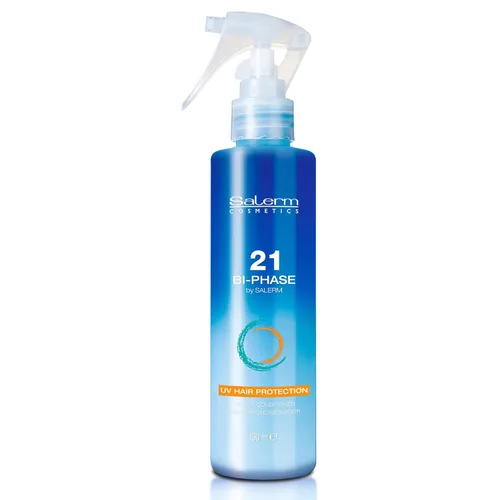 SALERM - Acondicionador Bifase 21 Bifase - 6.4 fl oz - Acondicionador sin enjuague - Protege el cabello contra el sol, el cloro y la sal -
