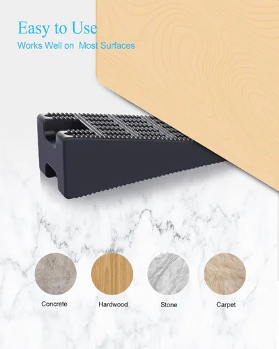Miniatura 3 de Niveladores de muebles – Cuñas de nivelación de goma apilables para puerta para mesa tambaleante, silla, fijación de gabinete, uso en interiores