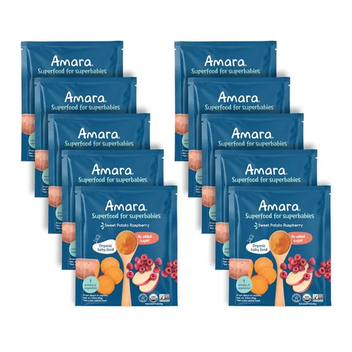 Miniatura 22 de Amara Alimento orgánico para bebés, etapa 3, grano antiguo, cereales para bebés para mezclar con leche materna, agua o fórmula para bebés, bolsas