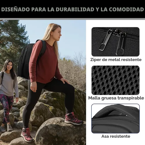 Miniatura 4 de Mochila grande de viaje para laptop de 17 pulgadas, mochila de laptop aprobada por aerolíneas, mochila antirrobo para negocios, delgada