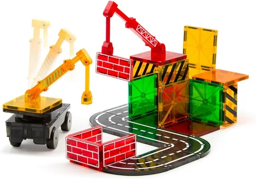 Miniatura 6 de MAGNA-TILES Builder - Juego de construcción magnética de 32 piezas, la marca original de construcción magnética