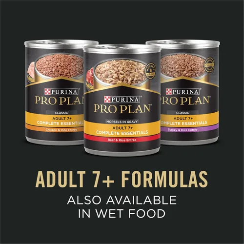 Miniatura 8 de Purina Pro Plan Alimento para perros mayores con probióticos para perros, mezcla triturada de pollo y arroz, bolsa de 34 libras