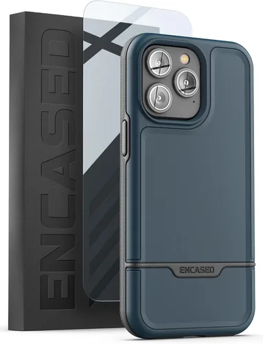 Miniatura 11 de ENCASED Funda a prueba de golpes compatible con iPhone 14, funda ultra protectora resistente para teléfono, serie Rebel (negro)