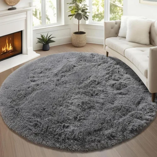 Miniatura 78 de ONASAR - Alfombra de pasillo negra de 2 x 6 pies, esponjosa, lavable, ultrasuave, afelpada, peluda, tapete para bebés, dormitorio de niños, armario