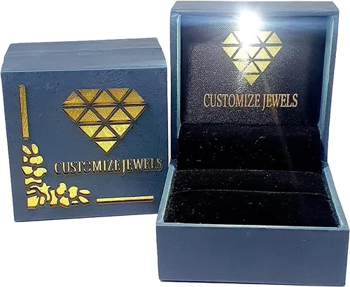 Miniatura 8 de IGI Anillo de compromiso de diamantes creados en laboratorio de excelente talla esmeralda blanca de 0.93 quilates con marquesa de acento y diamantes