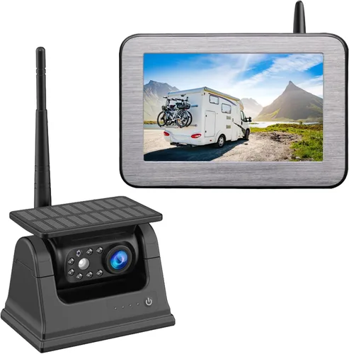 Miniatura 9 de Sistema de monitor de cámara de respaldo para automóvil, cámara de visión trasera, impermeable, visión nocturna, líneas de guía de bricolaje