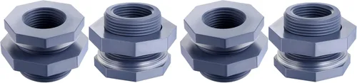 Miniatura 8 de Outus 2 piezas de mamparo de PVC de 1 pulgada, accesorios de mamparo de PVC, mamparo de mamparo de acuario, mamparo de acuario, mamparo de acuario