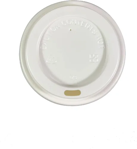 Miniatura 2 de Vasos desechables de papel blanco con tapas blancas, tazas de café con tapas, 400 juegos (8 onzas)