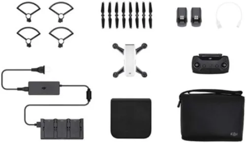 DJI Spark, Fly More Combo, blanco alpino Blanco (Alpine White)