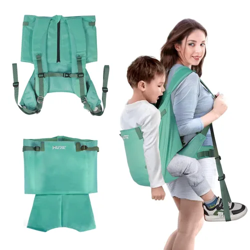 Mochila portabebés de senderismo para niños mayores de 3 a 12 años de edad, adecuada para niños que miden la cintura de menos de 30 pulgadas. Cómoda