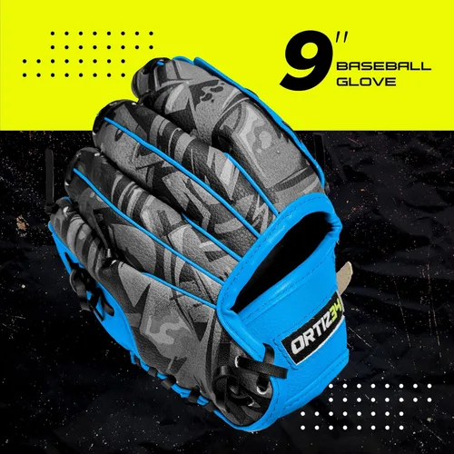 Miniatura 3 de Ortiz34 Youth T-Ball Set, 25” Signature Aluminum T-Ball Bat with -10 Drop, Foam Core T-Ball, 9” Lightweight Youth Glove, Vibrant Graffiti Print