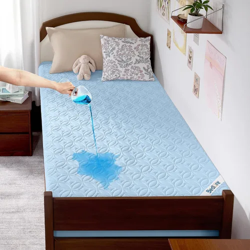 Miniatura 18 de BEDLORE Protector de colchón impermeable, protector de colchón de tamaño individual con bolsillo profundo de 6 a 15 pulgadas de profundidad, suave