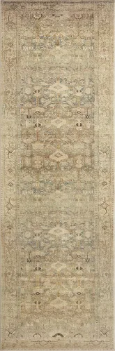 Miniatura 8 de Loloi Colección Margot MAT-04 Antigua/Salvia Alfombra de Pasillo de 2'-6" x 11'-6" con CloudPile, Sin Pelusa Fácil de Limpiar Alfombra de Área