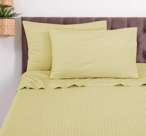 Miniatura 26 de ROYALE LINENS Juego de sábanas Cal King de 4 piezas, ropa de cama de microfibra suave cepillada de 1800 hilos, 1 sábana bajera, 1 sábana encimera, 2