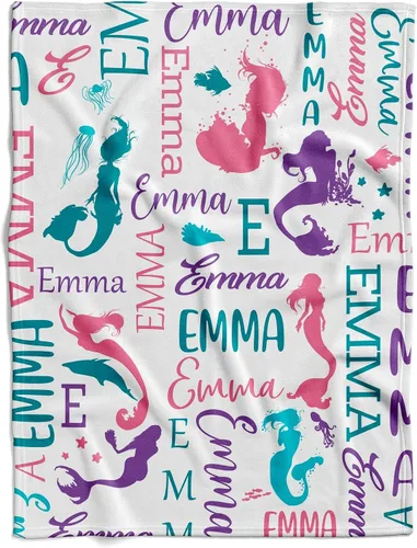 Miniatura 10 de Manta de bebé náutica personalizada, manta de bebé de vida oceánica, manta de bebé océano, manta de bebé con tema oceánico, manta de bebé con Sueños