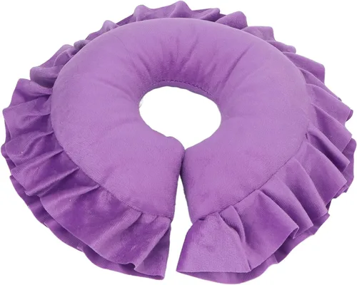 Miniatura 6 de Dioche Almohada de boca abajo, suave spa salón masaje cara, mesa de cama, almohada para el cuello de la cabeza, almohadilla de viaje para el cuello