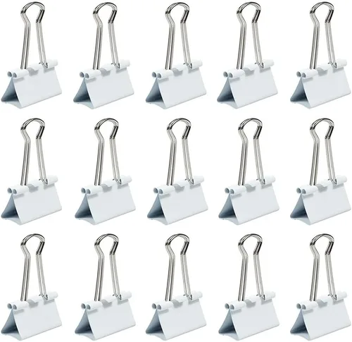 Miniatura 2 de Broches aprietapapeles JAM Paper®, Blanco