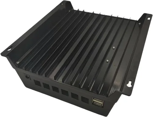 Miniatura 6 de Controlador de carga solar MPPT 100A, 12/24/36/48V, pantalla LCD, USB dual, negro