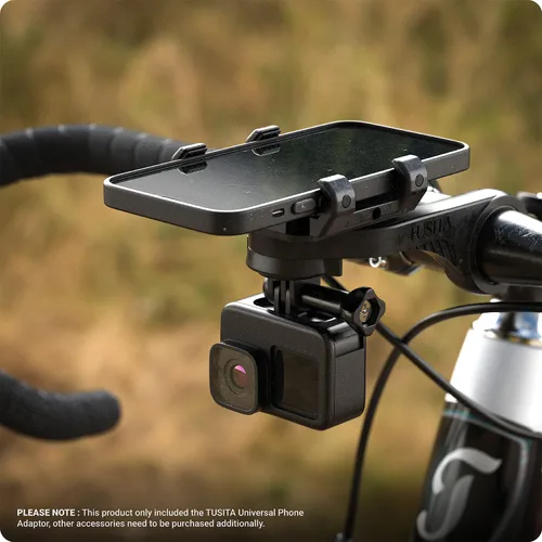 Miniatura 5 de TUSITA Soporte para teléfono de bicicleta compatible con Garmin Mount, 4.0"-6.9
