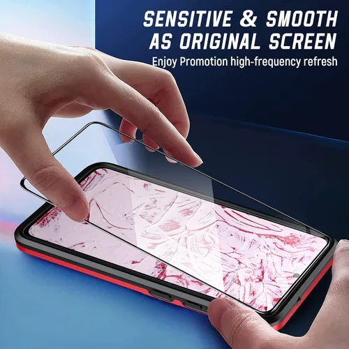 Miniatura 5 de Oterkin Funda para Samsung Galaxy S21 FE, resistente a prueba de golpes de grado militar con soporte y protector de pantalla de vidrio templado
