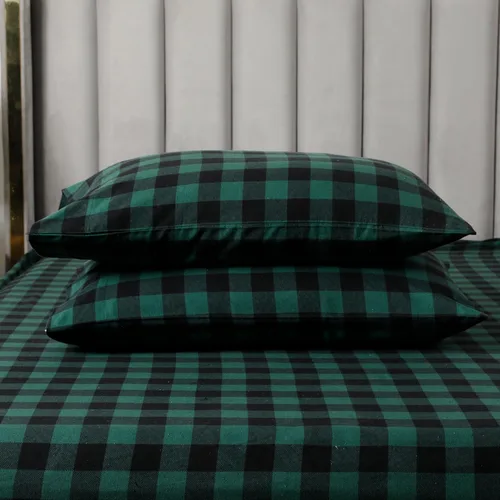 Miniatura 30 de Elegant Comfort Juego de sábanas de franela ultrasuave de 4 piezas 100% de algodón turco - Sábanas de franela navideñas de Navidad, de calidad