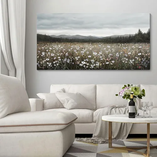 Miniatura 20 de HGUAOA Coastal Wall Art - Large Landscape Wall Pictures for Living Room, Bedroom Pictures, Ocean Beach Artwork, Blue Above Bed Decor, Coastal