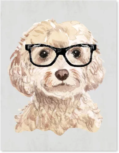 Miniatura 21 de Andaz Press Póster impreso para pared de perro, 8.5 x 11 pulgadas, Shih Tzu en lazo rosa, 1 paquete, regalo de cumpleaños de Navidad, sin marco