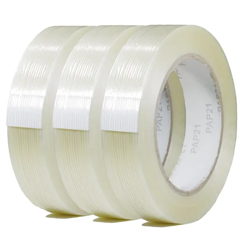 Miniatura 9 de GGR Supplies FIL-795 Cinta de fleje de filamento reforzada con fibra de vidrio mono/uni-direccional súper resistente de grado comercial de servicio