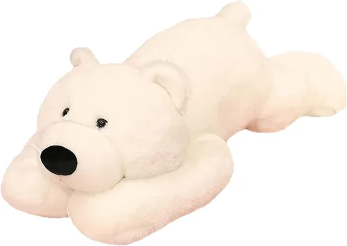 Miniatura 9 de Hronsa Animales de peluche con peso, oso con peso, lindo cojín de felpa de oso marrón para adultos, niños y niñas, 11.8 pulgadas