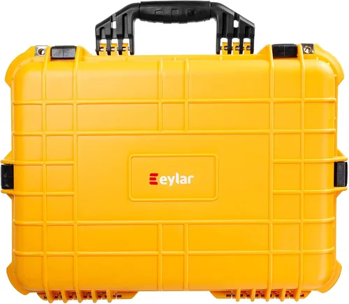 Miniatura 6 de Eylar - Maletín protector para cámara, de 51 cm, resistente al agua y a los golpes, con espuma, color negro