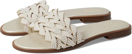 Miniatura 4 de Naturalizer Fernanda - Sandalias de verano elegantes para mujer, adorno de cristal piramidal, parte superior de microfibra
