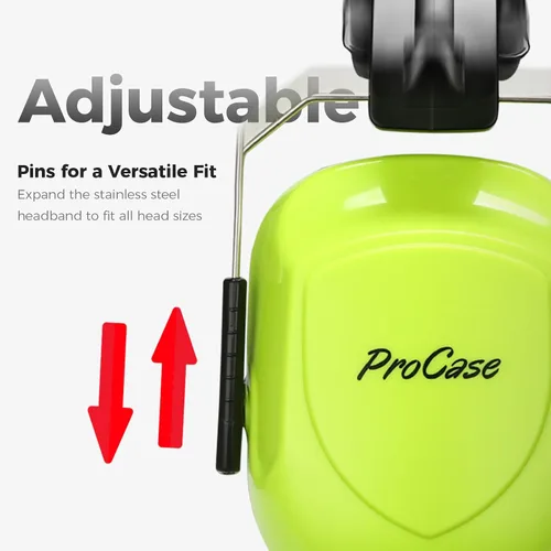 Miniatura 30 de ProCase NRR 28dB Noise Reduction Ear Muffs, Foldable Adjustable Noise Cancelling Headphones