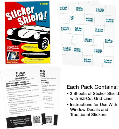Miniatura 3 de Aplicador de pegatina para parabrisas de Sticker Shield