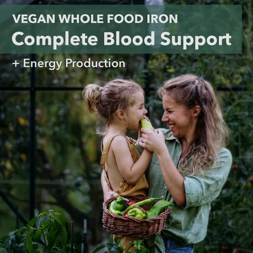 Miniatura 4 de PlantFusion Suplemento de Hierro Vegano para Mujeres y Hombres - Hierro Suave a Base de Plantas con Vitamina C, Metil B12, Ácido Fólico - Sin