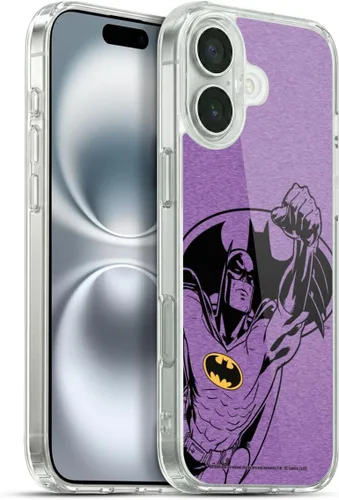 Miniatura 399 de Head Case Designs Funda de gel con licencia oficial de Batman DC Comics Bat Signal Logos [protección de grado militar] compatible con Apple iPhone 7