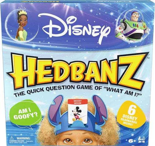 Miniatura 13 de Spin Master Games, Hedbanz Edición 2023 con nuevas cartas, juego de mesa de adivinanzas de imágenes, para familia y niños, 2-6 jugadores