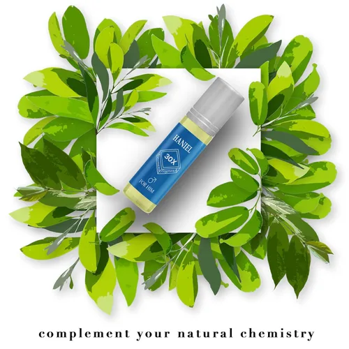 Miniatura 3 de Haniel Colonia de feromonas para hombres Roll-On - Colonia fresca acuática, perfumes de feromonas para hombres, aroma compacto de salvia y agua