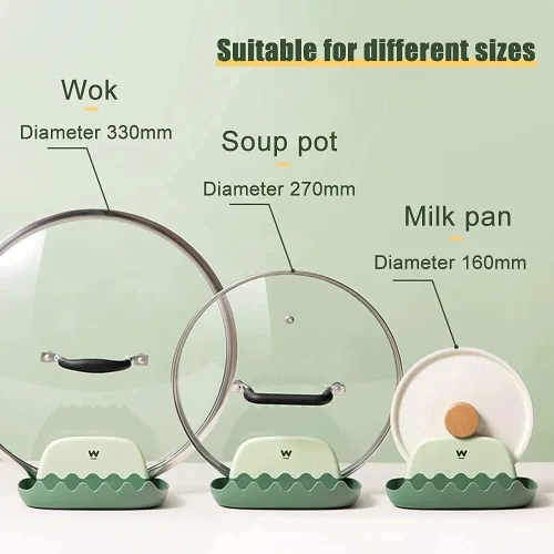Miniatura 7 de Soporte para cuchara de cocina, soporte para utensilios de cocina, cucharón de cocina/espátula/cuchara, estufa de cuchara, resistente al calor, sin