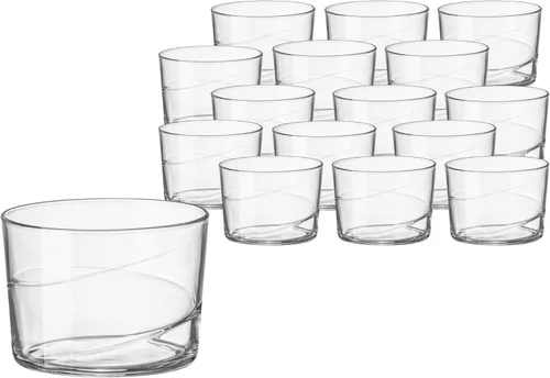 Miniatura 8 de Bormioli Rocco Bodega Collection - Juego de 12 vasos medianos de 12 onzas para agua, bebidas y cócteles, vasos de vidrio templado transparente de 12